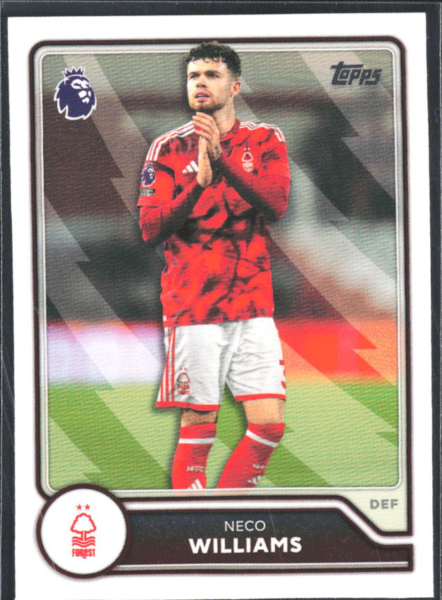 2026-27 Topps Premier League #221 Neco Williams – framsida