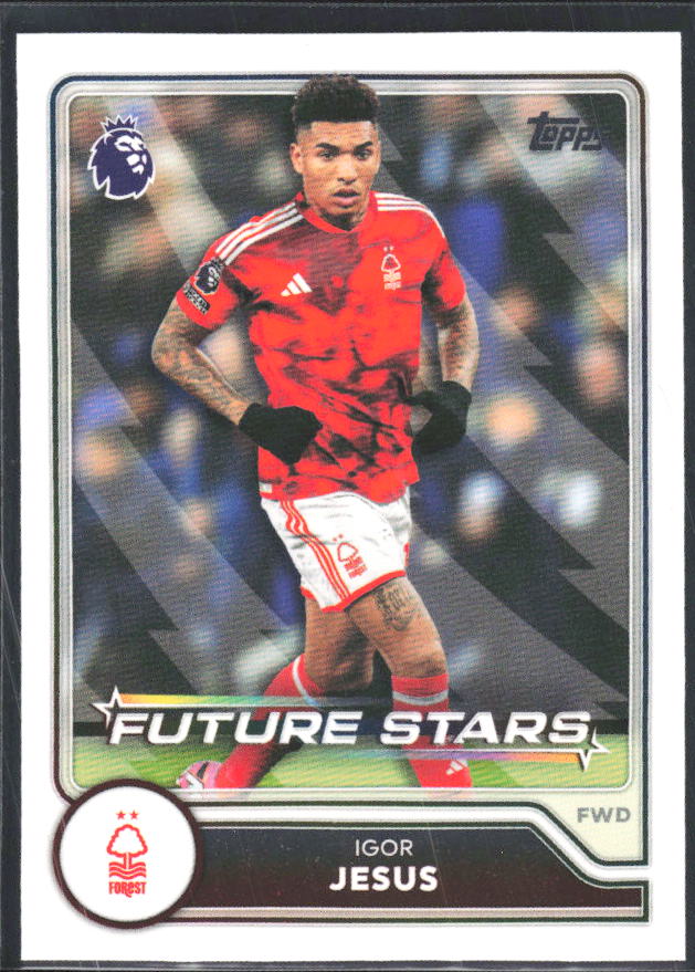 2026-27 Topps Premier League #19 Igor Jesus Future Stars – framsida