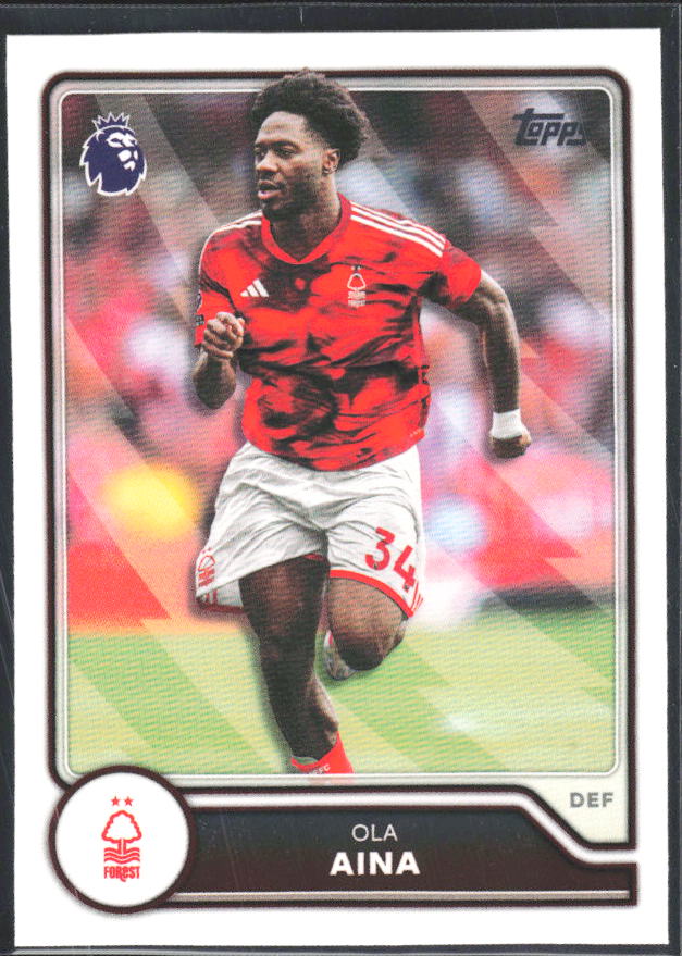 2026-27 Topps Premier League #222 Ola Aina – framsida