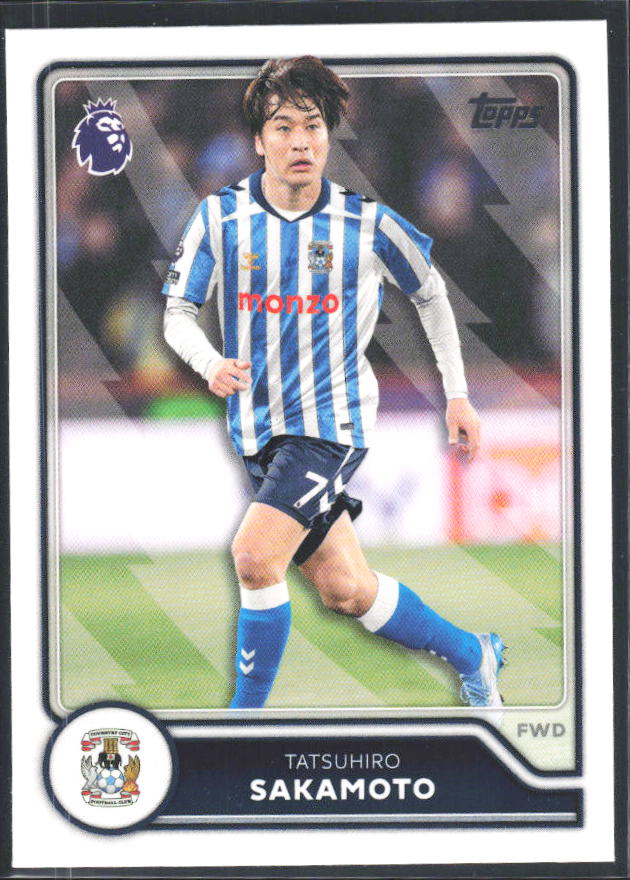 2026-27 Topps Premier League #270 Tatsuhiro Sakamoto – framsida