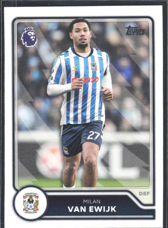 2026-27 Topps Premier League #259 Milan van Ewijk – framsida
