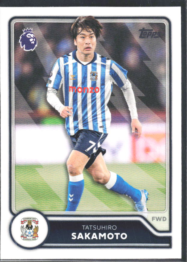 2026-27 Topps Premier League #270 Tatsuhiro Sakamoto – framsida
