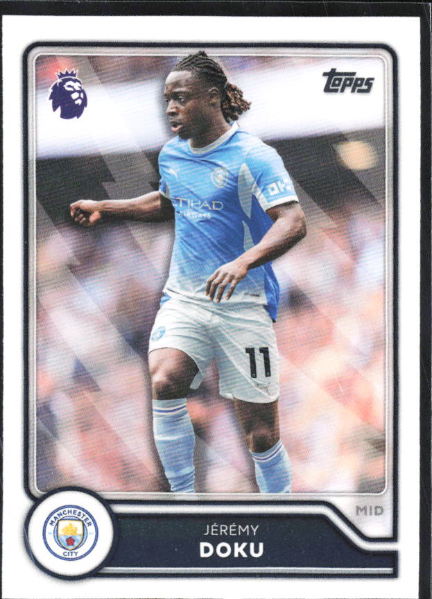 2026-27 Topps Premier League #182 Jérémy Doku – framsida