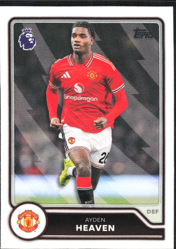 2026-27 Topps Premier League #192 Ayden Heaven – framsida