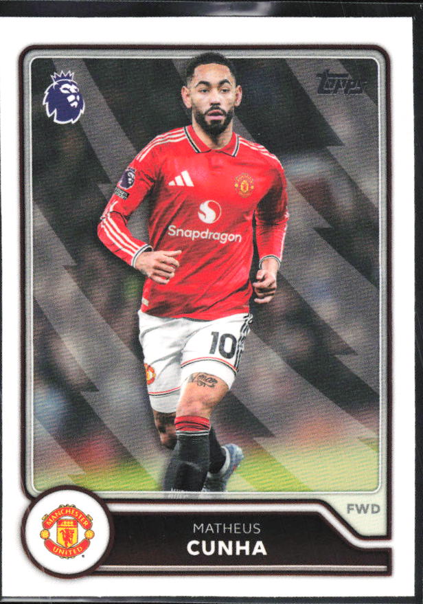 2026-27 Topps Premier League #199 Matheus Cunha – framsida
