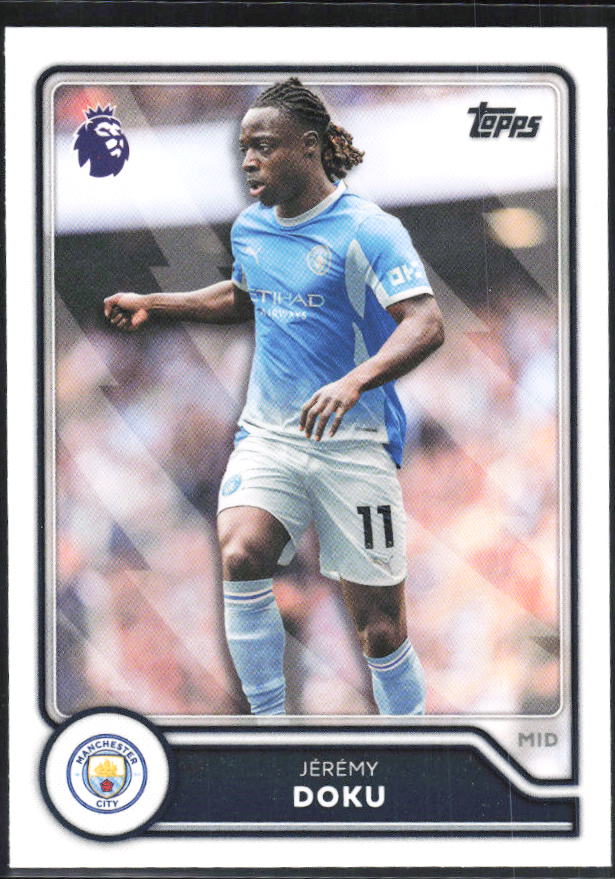 2026-27 Topps Premier League #182 Jérémy Doku – framsida