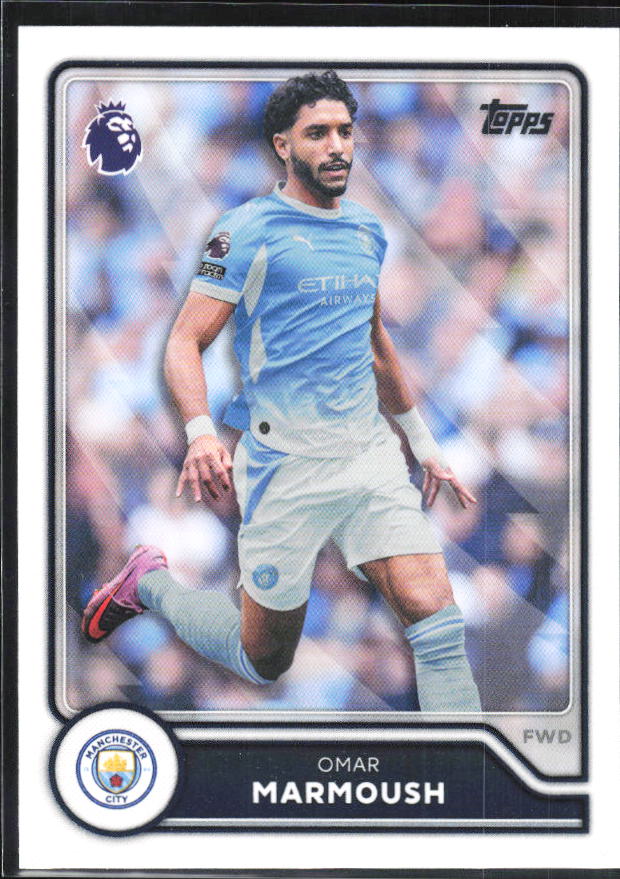 2026-27 Topps Premier League #187 Omar Marmoush – framsida