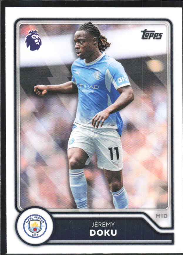 2026-27 Topps Premier League #182 Jérémy Doku – framsida