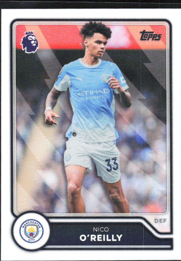 2026-27 Topps Premier League #178 Nico O'Reilly – framsida