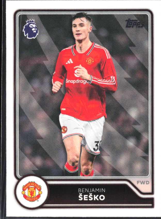 2026-27 Topps Premier League #202 Benjamin Šeško – framsida