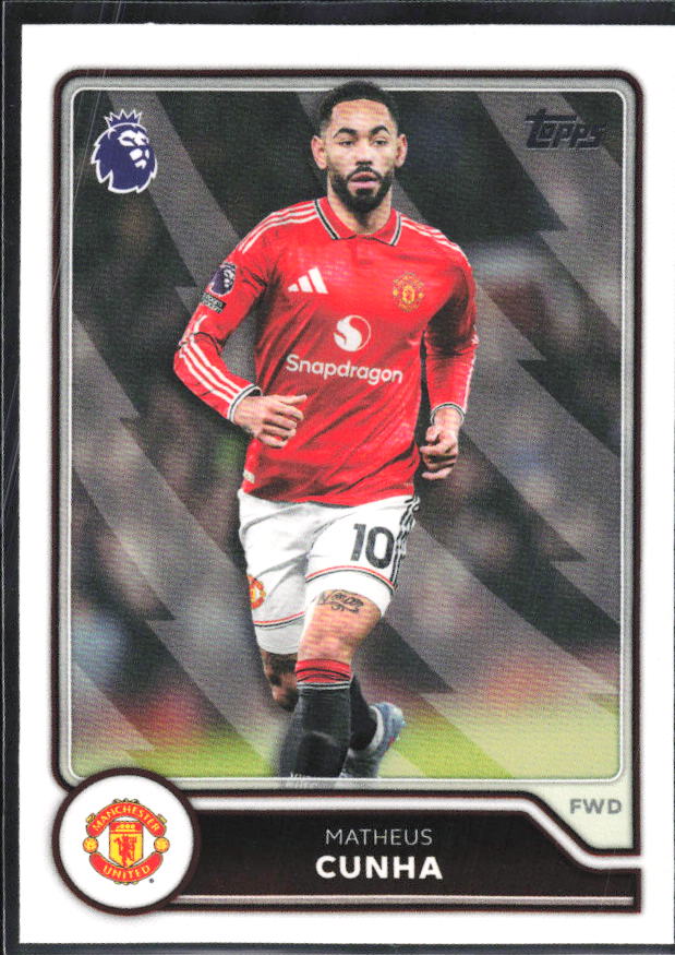 2026-27 Topps Premier League #199 Matheus Cunha – framsida