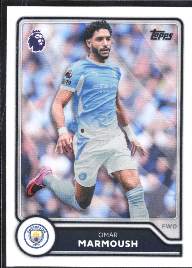 2026-27 Topps Premier League #187 Omar Marmoush – framsida