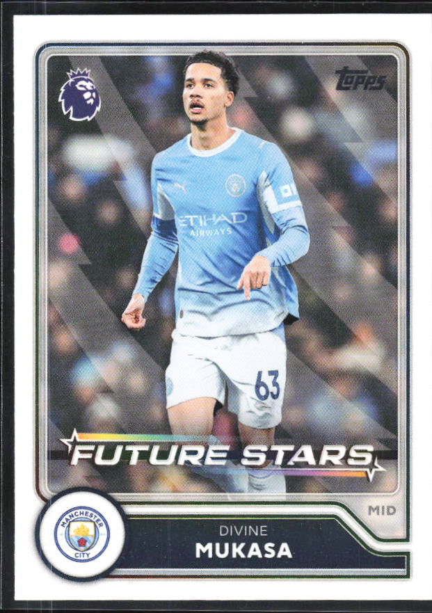 2026-27 Topps Premier League #16 Divine Mukasa Future Stars – framsida
