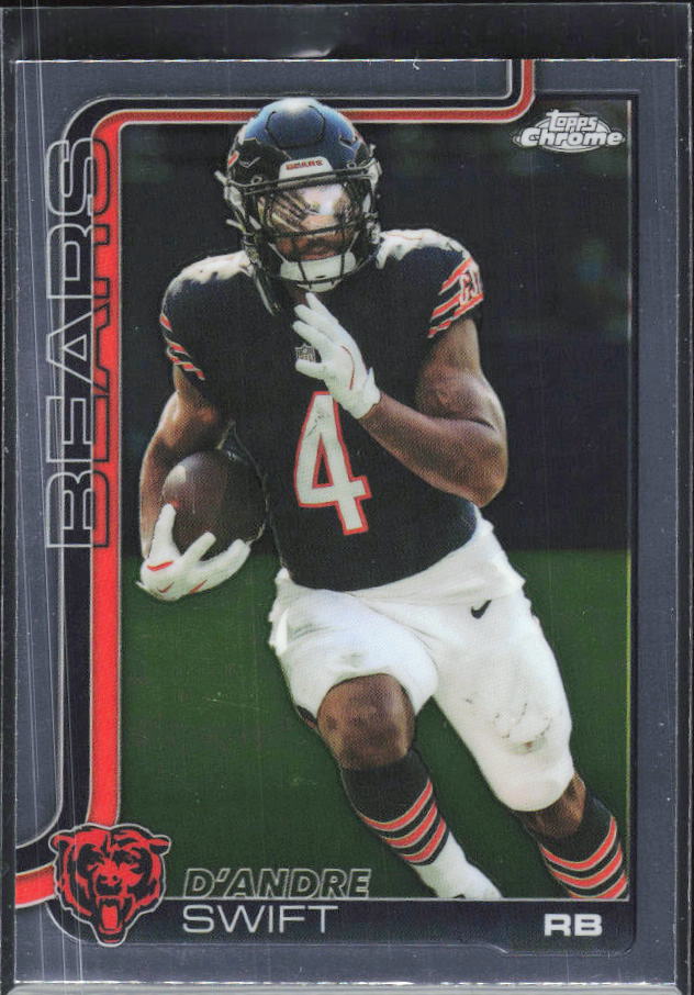 2025 Topps Chrome #53 D'Andre Swift – framsida