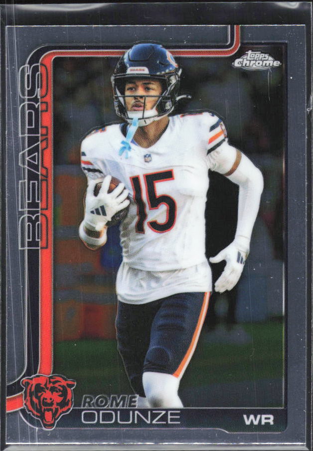 2025 Topps Chrome #49 Rome Odunze – framsida
