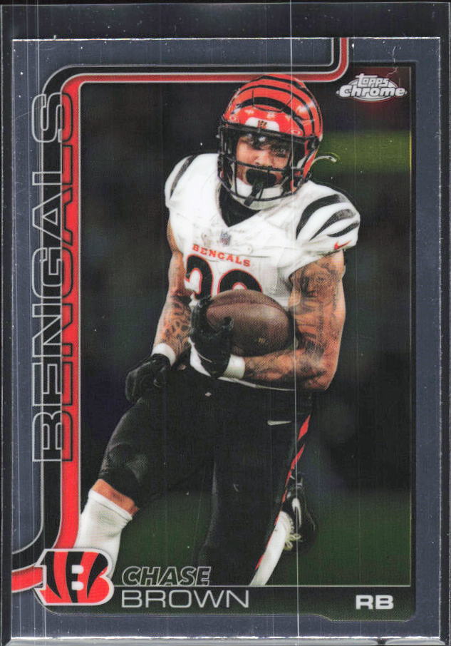 2025 Topps Chrome #62 Chase Brown – framsida