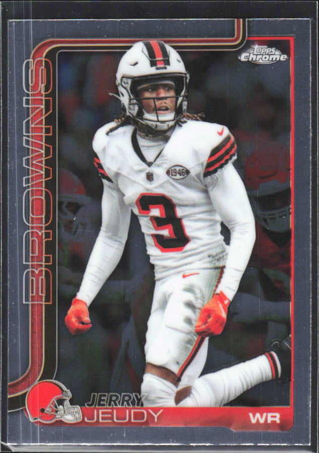 2025 Topps Chrome #68 Jerry Jeudy – framsida