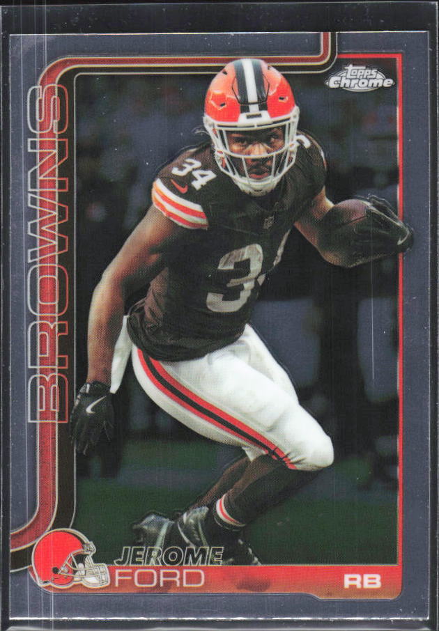 2025 Topps Chrome #71 Jerome Ford – framsida