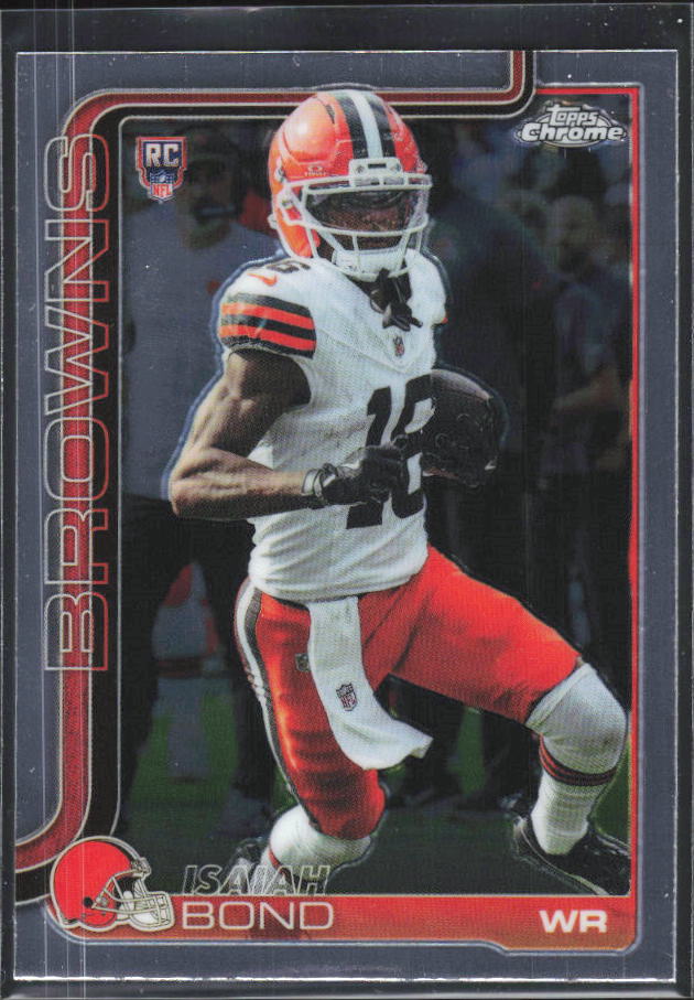 2025 Topps Chrome #341 Isaiah Bond – framsida