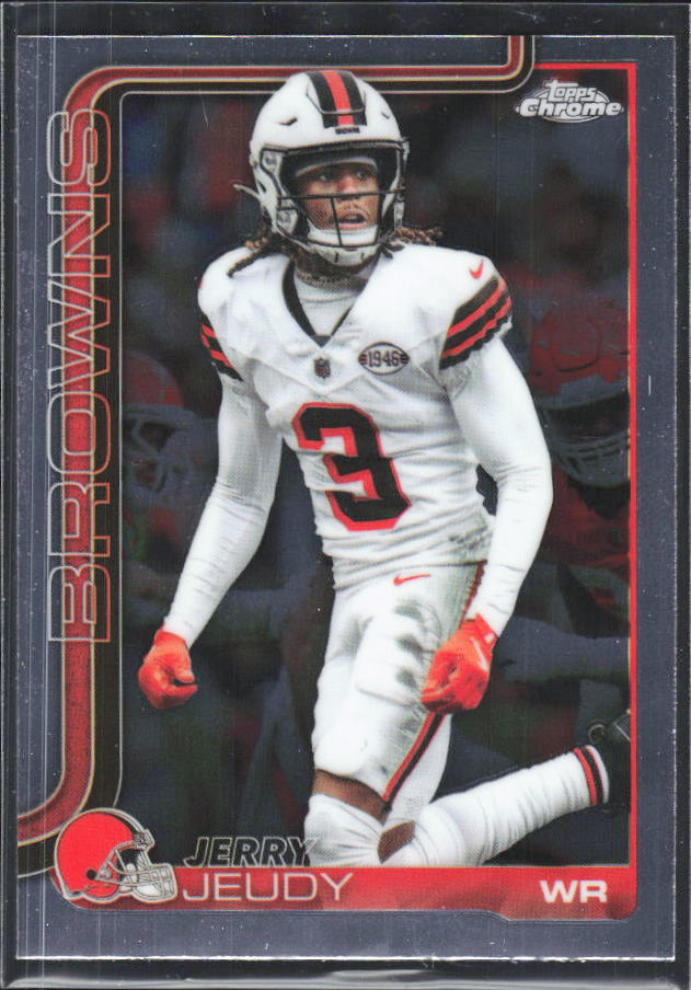 2025 Topps Chrome #68 Jerry Jeudy – framsida