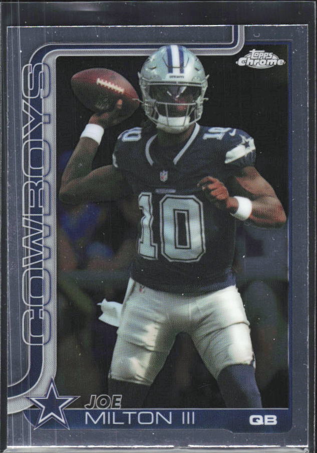 2025 Topps Chrome #85 Joe Milton III – framsida