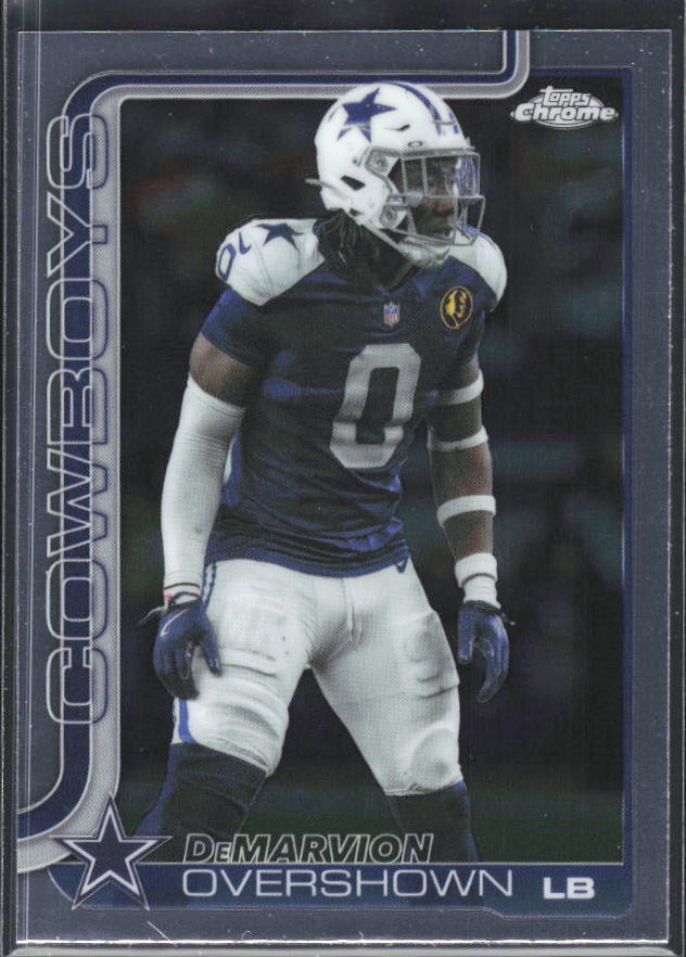 2025 Topps Chrome #78 DeMarvion Overshown – framsida