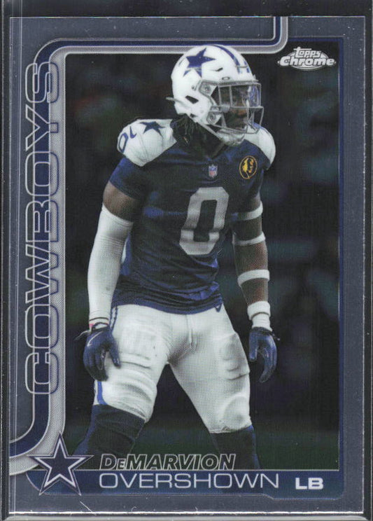 2025 Topps Chrome #78 DeMarvion Overshown – framsida