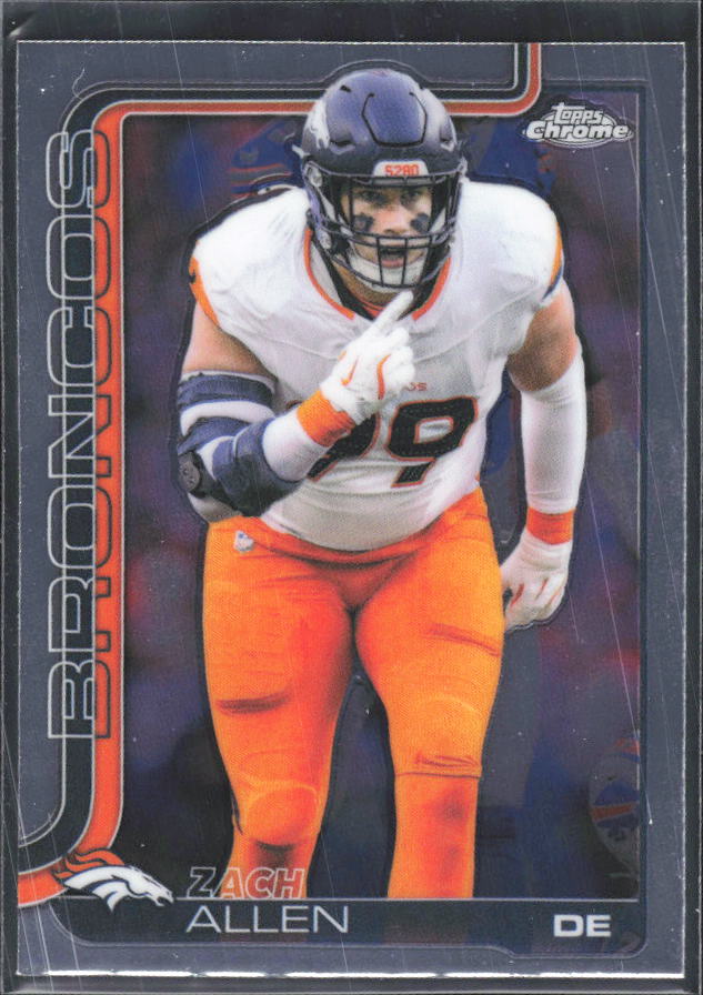 2025 Topps Chrome #95 Zach Allen – framsida