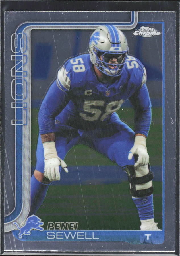 2025 Topps Chrome #99 Penei Sewell – framsida