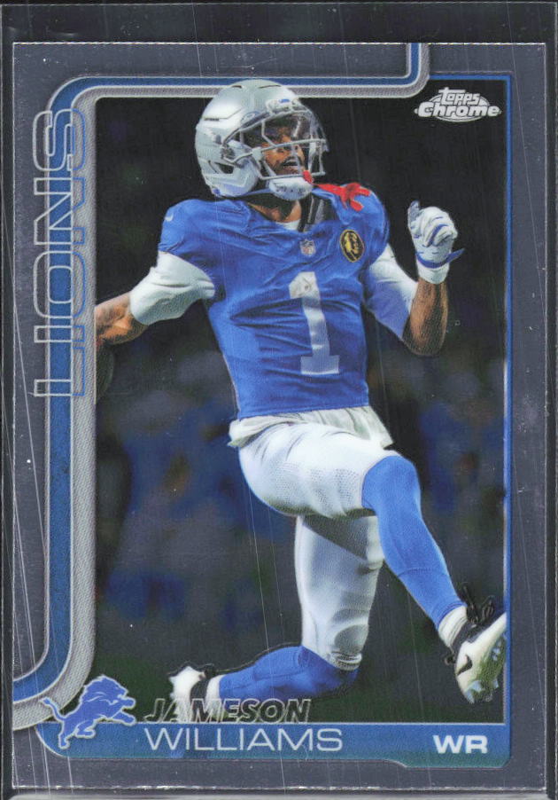 2025 Topps Chrome #97 Jameson Williams – framsida