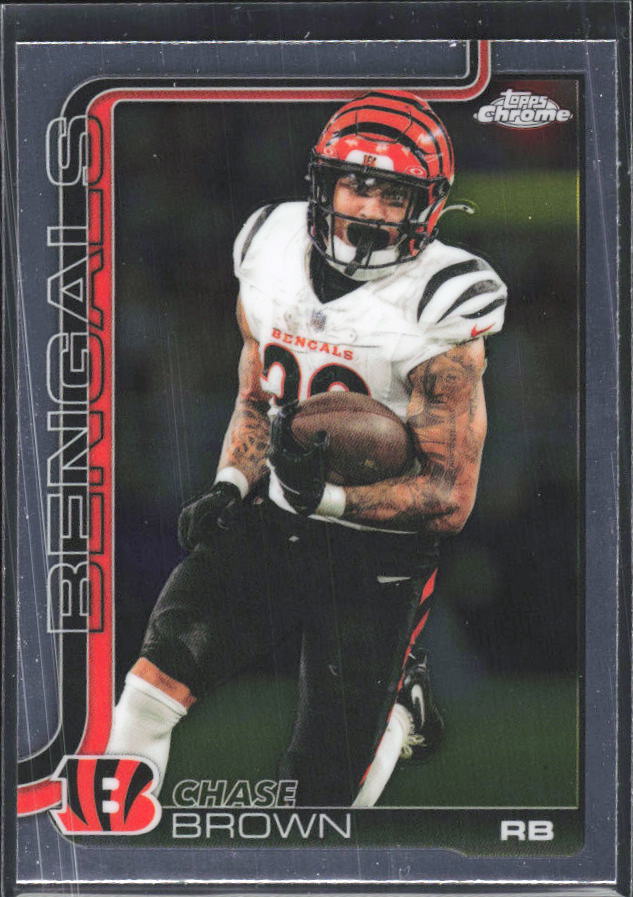 2025 Topps Chrome #62 Chase Brown – framsida