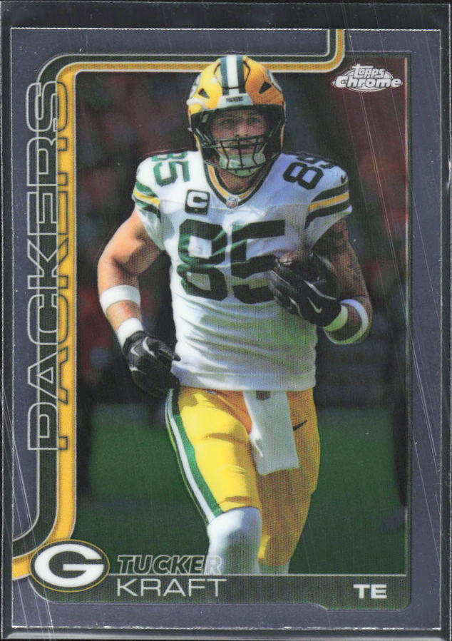 2025 Topps Chrome #108 Tucker Kraft – framsida