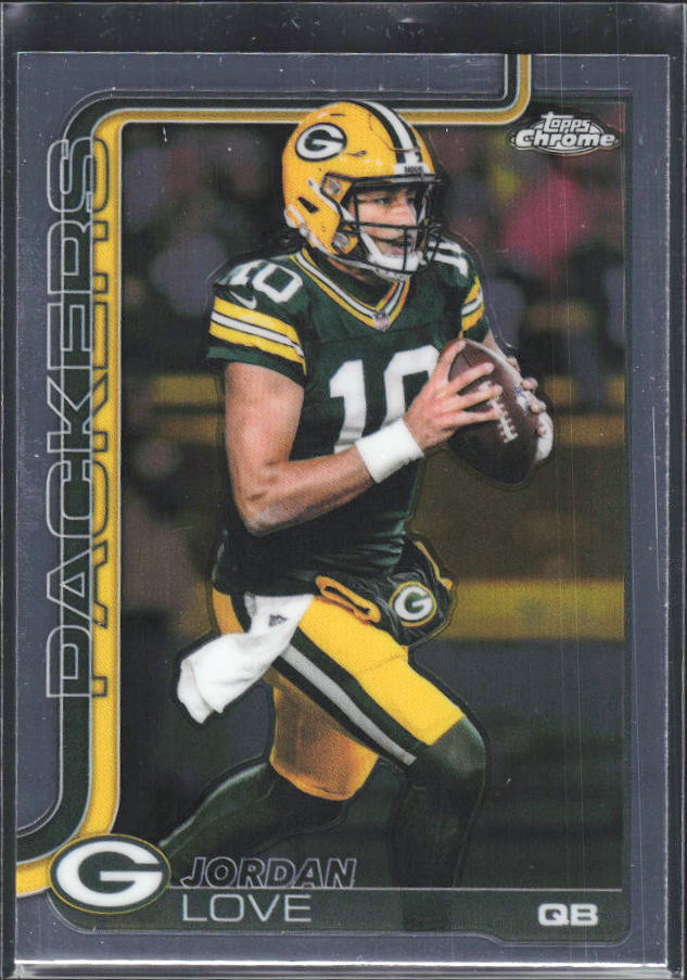2025 Topps Chrome #109 Jordan Love – framsida