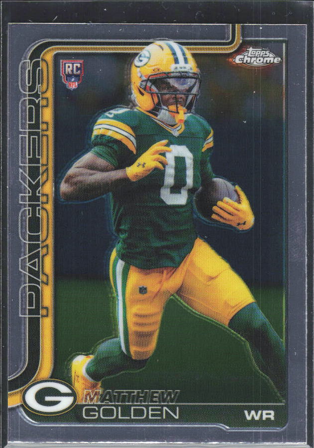 2025 Topps Chrome #333 Matthew Golden – framsida