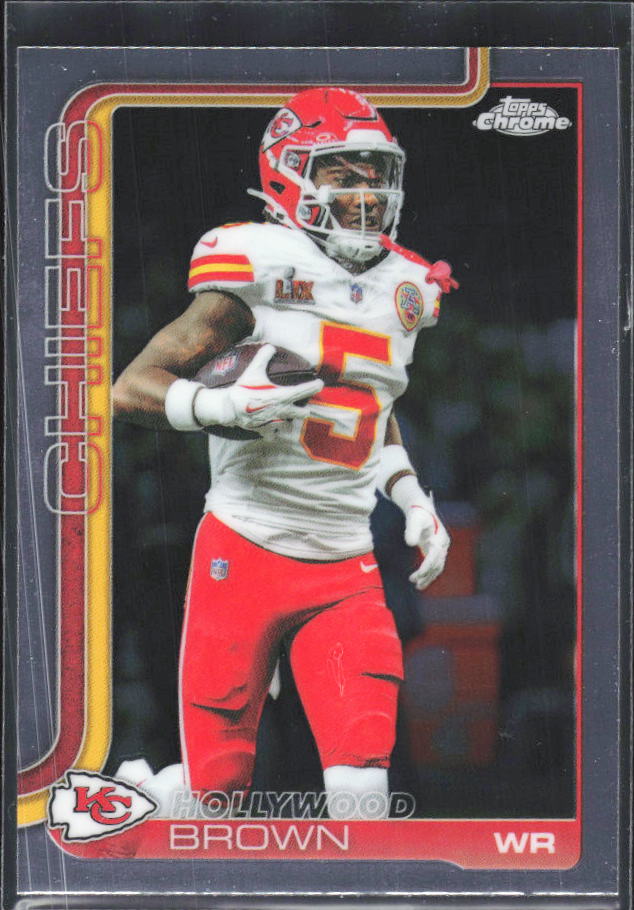 2025 Topps Chrome #146 Hollywood Brown – framsida