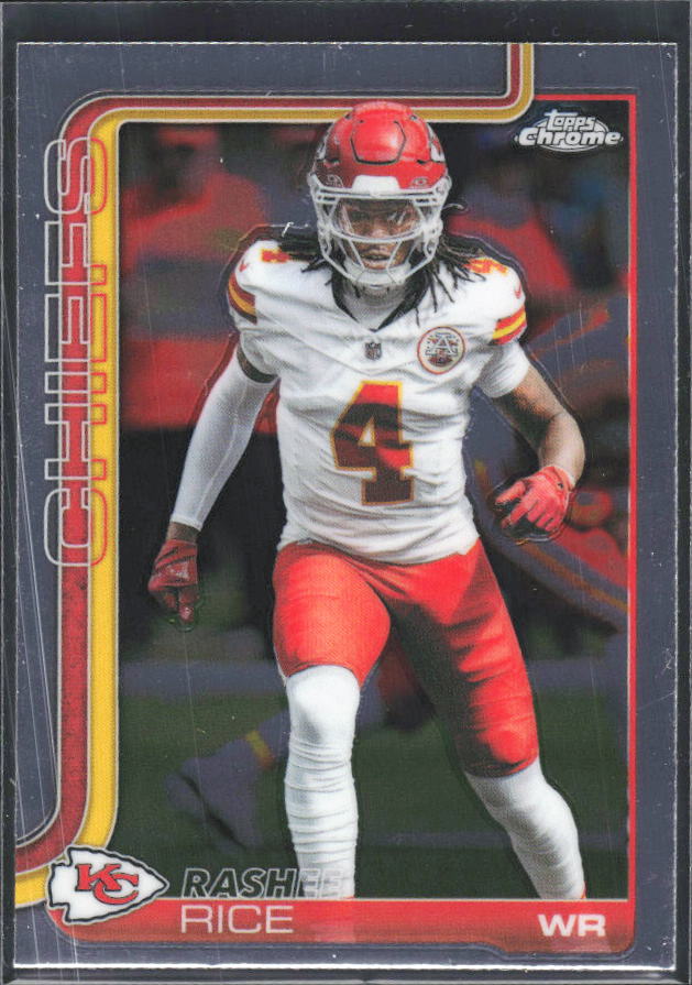 2025 Topps Chrome #147 Rashee Rice – framsida