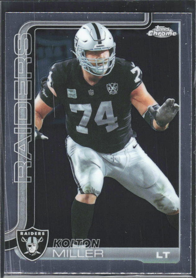 2025 Topps Chrome #183 Kolton Miller – framsida