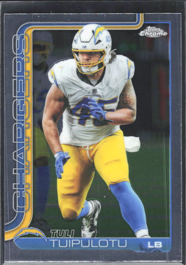 2025 Topps Chrome #163 Tuli Tuipulotu – framsida