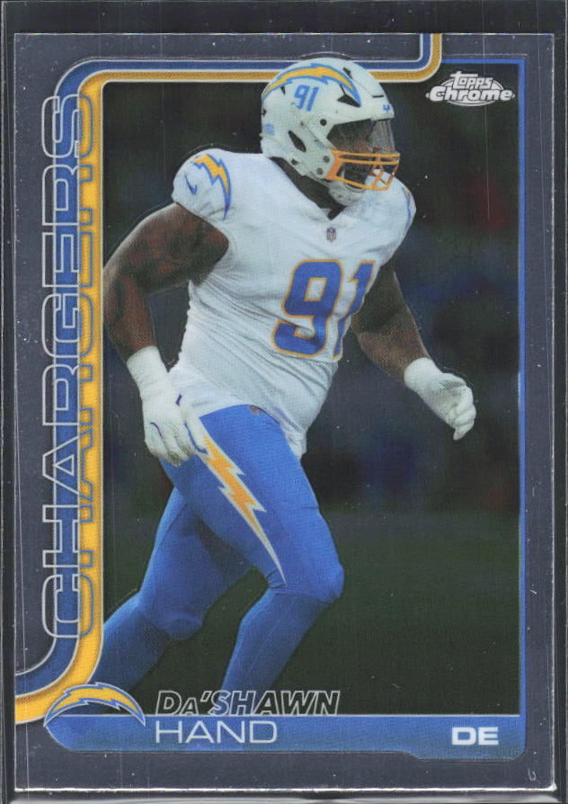 2025 Topps Chrome #164 Da'Shawn Hand – framsida