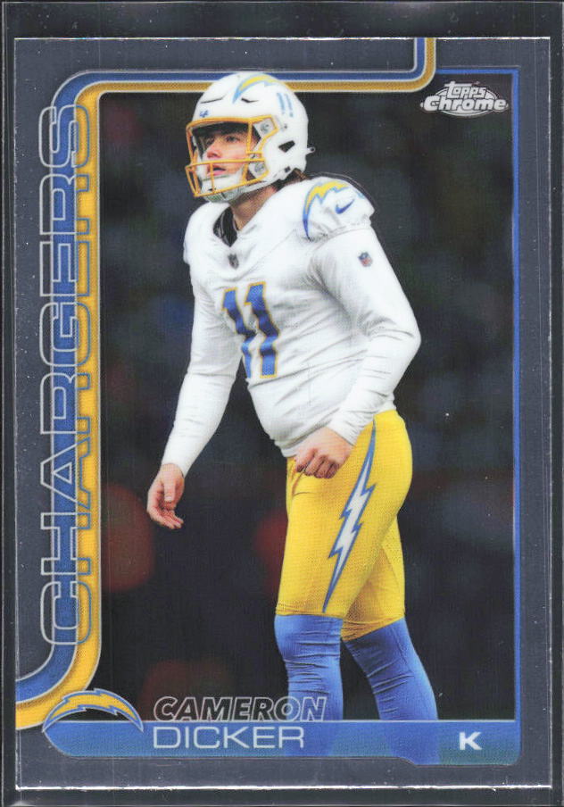 2025 Topps Chrome #162 Cameron Dicker – framsida