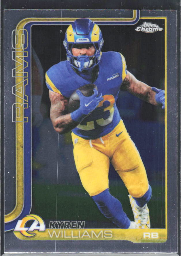 2025 Topps Chrome #168 Kyren Williams – framsida