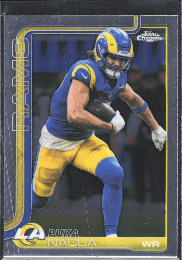 2025 Topps Chrome #166 Puka Nacua – framsida