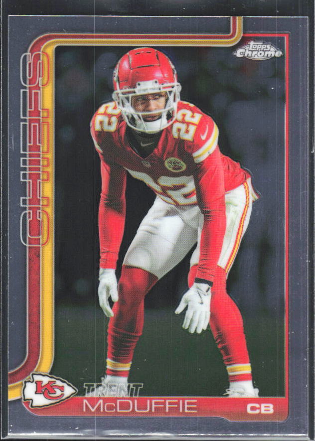 2025 Topps Chrome #154 Trent McDuffie – framsida