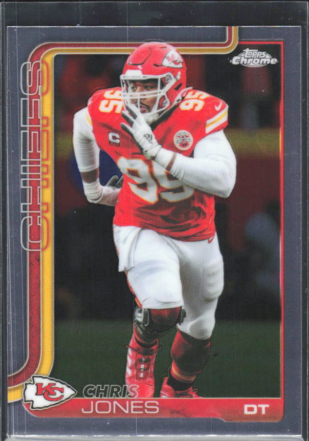 2025 Topps Chrome #153 Chris Jones – framsida