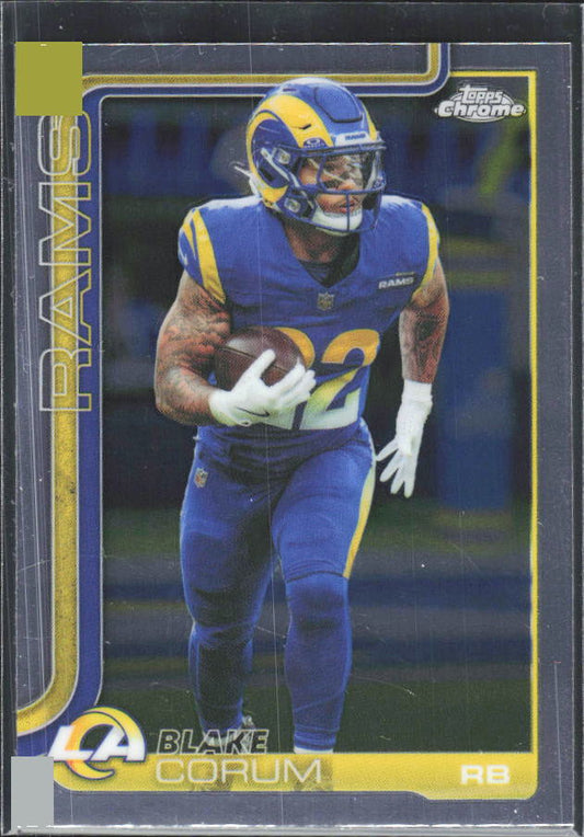 2025 Topps Chrome #171 Blake Corum – framsida