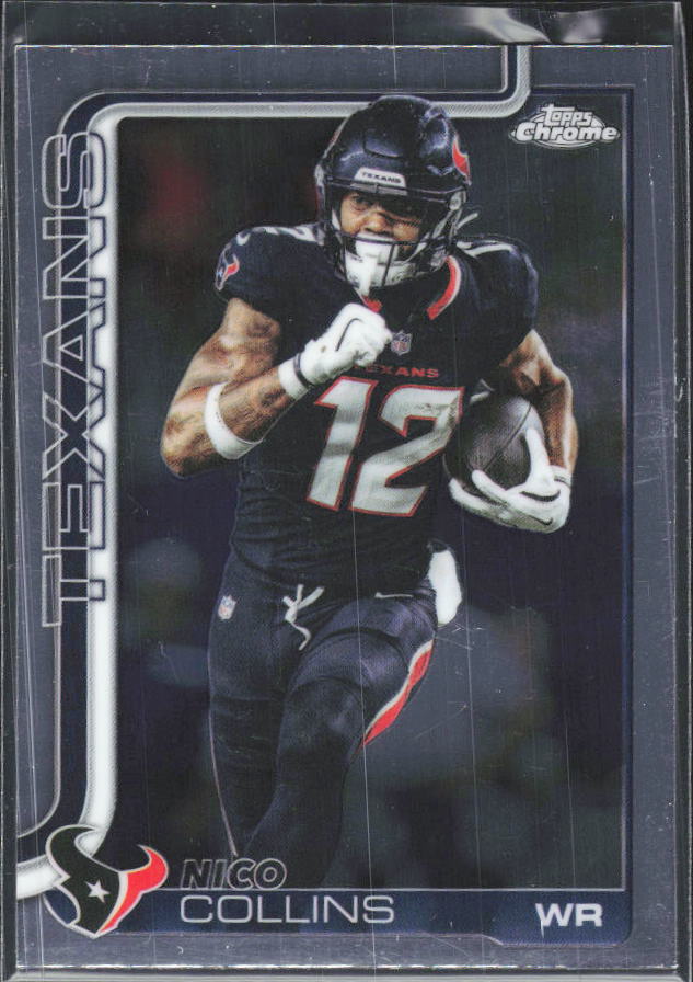 2025 Topps Chrome #115 Nico Collins – framsida
