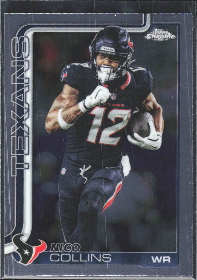 2025 Topps Chrome #115 Nico Collins – framsida