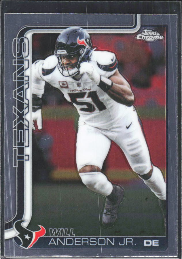 2025 Topps Chrome #121 Will Anderson Jr. – framsida