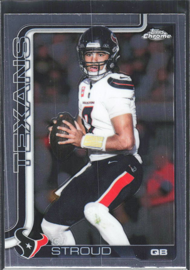 2025 Topps Chrome #119 CJ Stroud – framsida