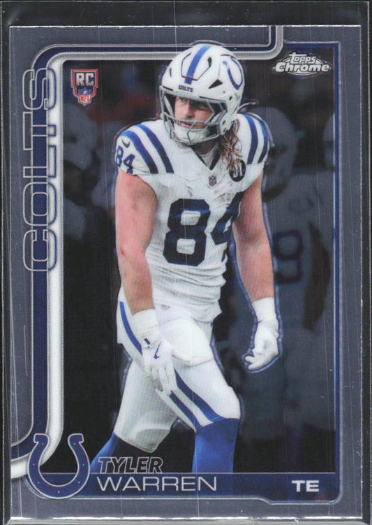 2025 Topps Chrome #346 Tyler Warren – framsida